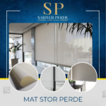 Seaseries Mat Stor Perde Ekru
